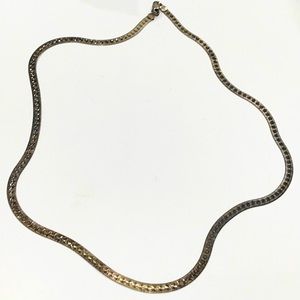 925 Sterling Silver Reversible Omega Necklace